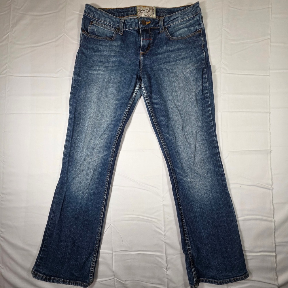 American Rag Cie Womens Bootcut Jeans Size 9S Medium Wash Denim RN 109986